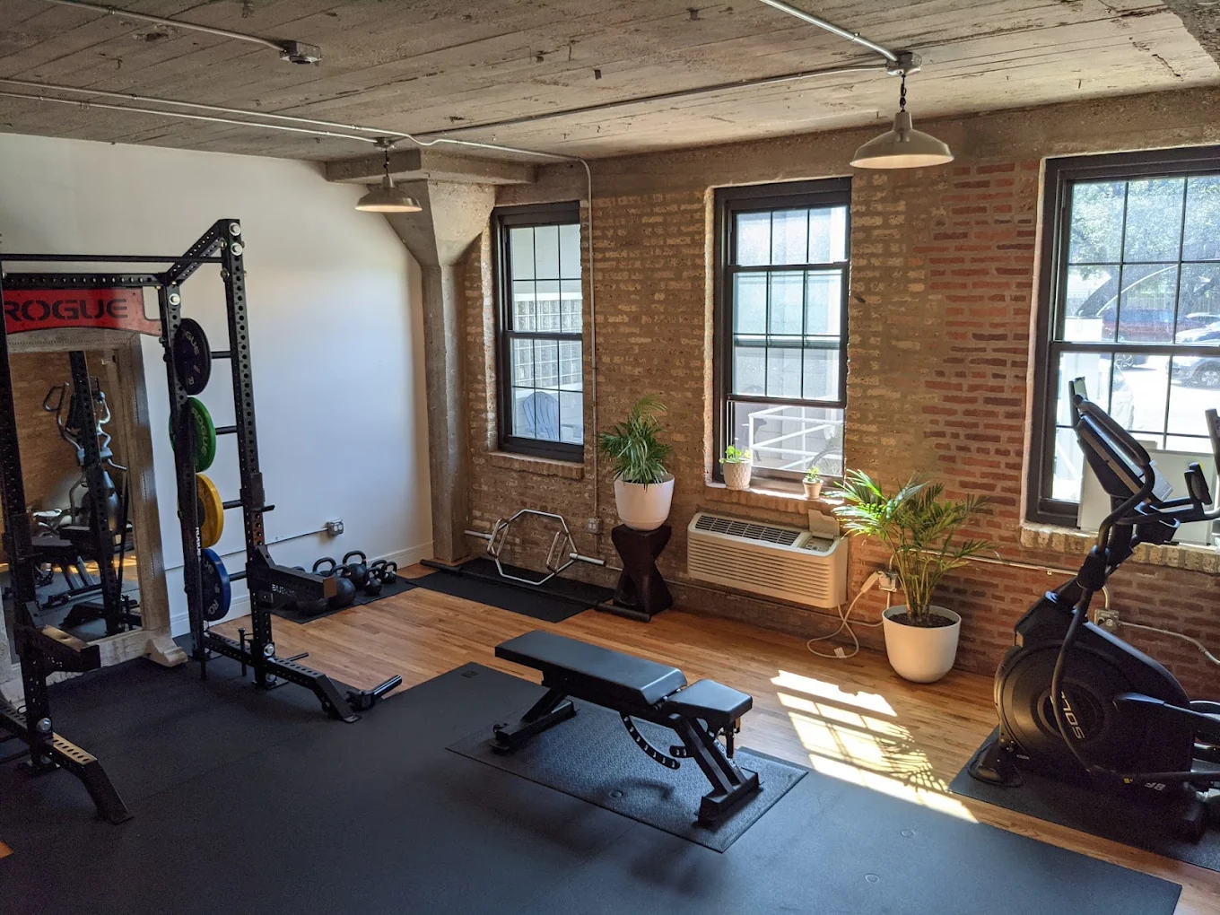 Strength training area